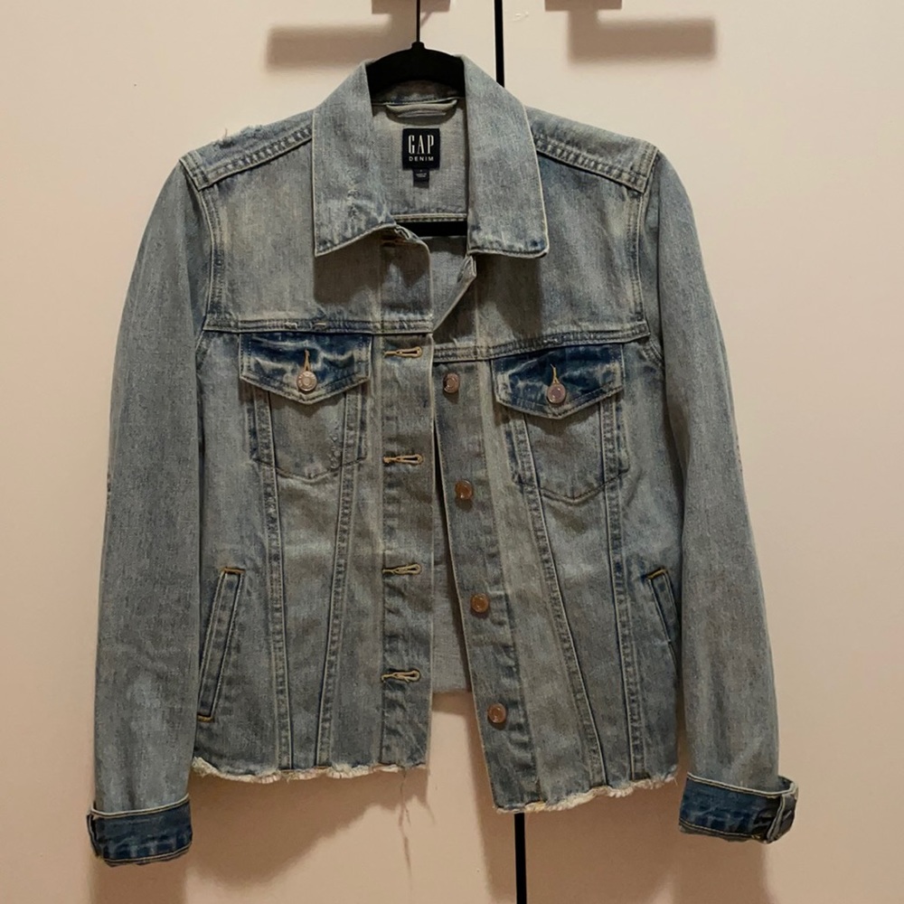 Gap 1969 Icon Raw Hem Denim Jacket
